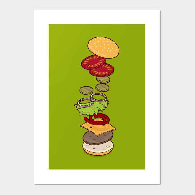 cheeseburger exploded